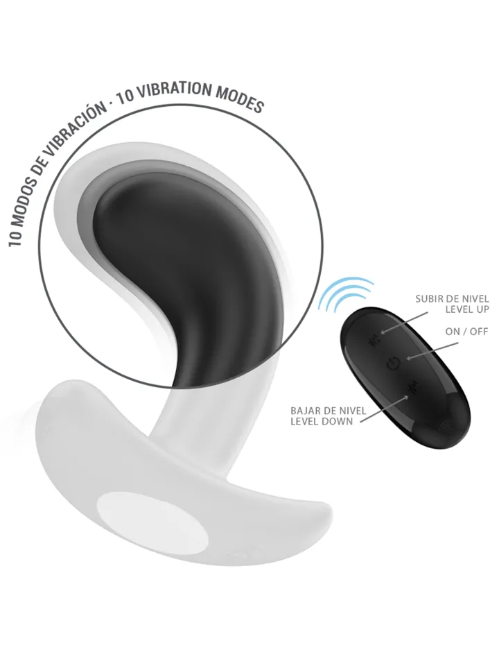 Chandler Anal Plug 10 Vibrations Remote - Vibrierender Analplug 2