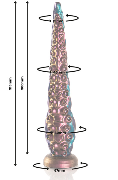 Charybdis Fine Tentacle Dildo 31,5 cm - Monster-Dildo 2