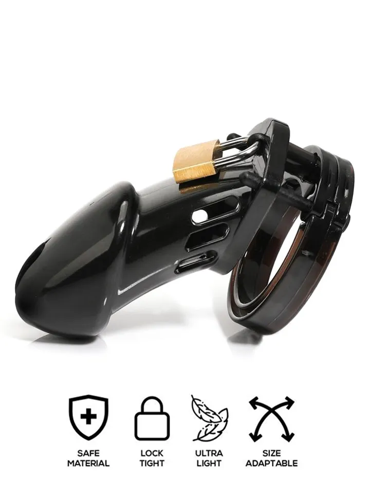 Chastity Cage Long Black - Keuschheitskäfig 1 [full]