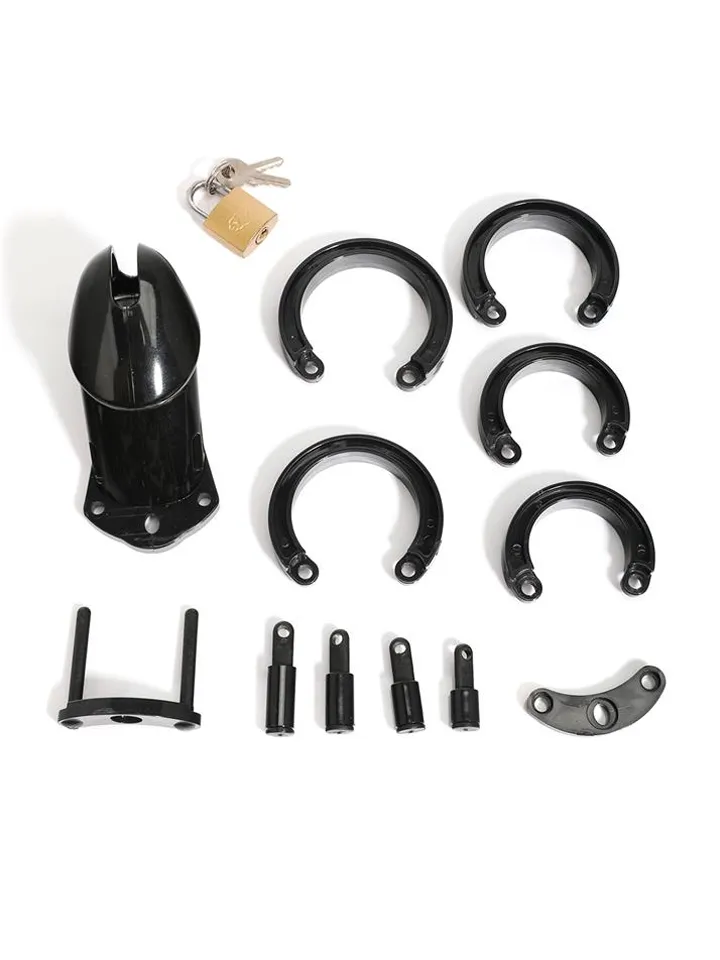 Chastity Cage Long Black - Keuschheitskäfig 3 [full]