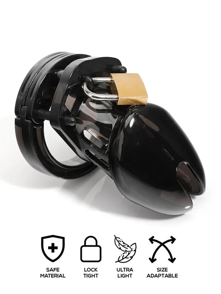 Chastity Cage Short Black - Keuschheitskäfig 1 [full]