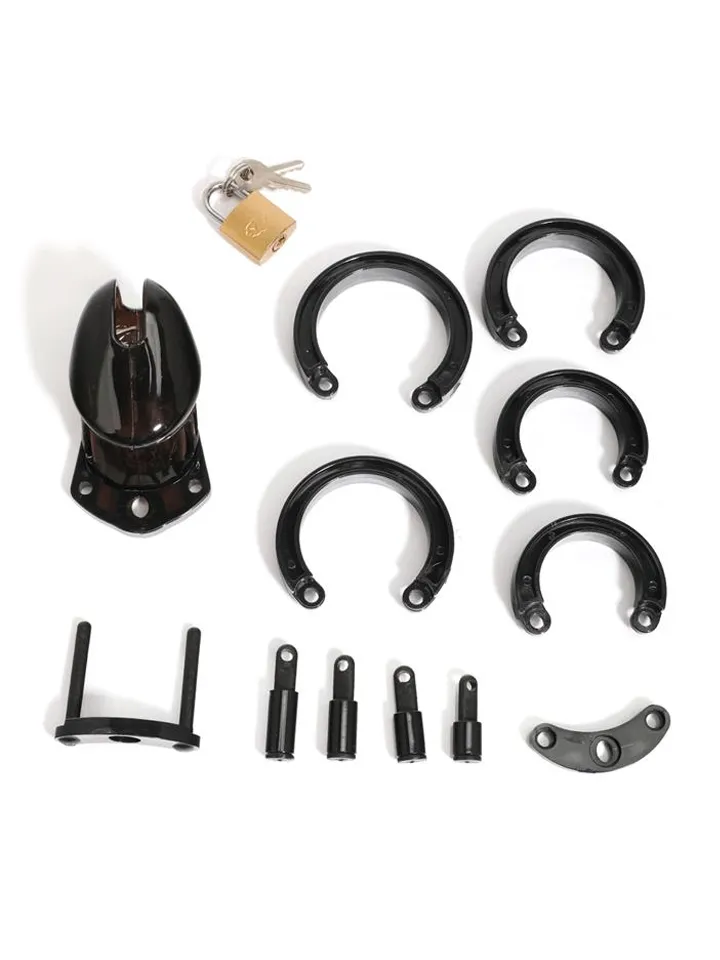 Chastity Cage Short Black - Keuschheitskäfig 3 [full]