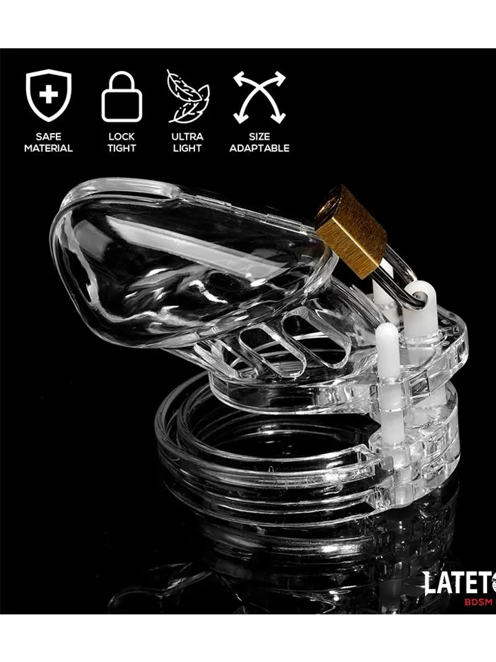 Chastity Cage Short Clear - Keuschheitskäfig 2 [full]