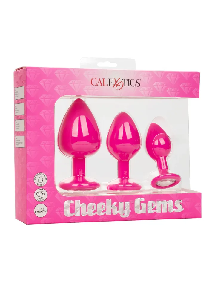 Cheeky Gems Anal Training Kit Pink - Analplug Set 3 [full]
