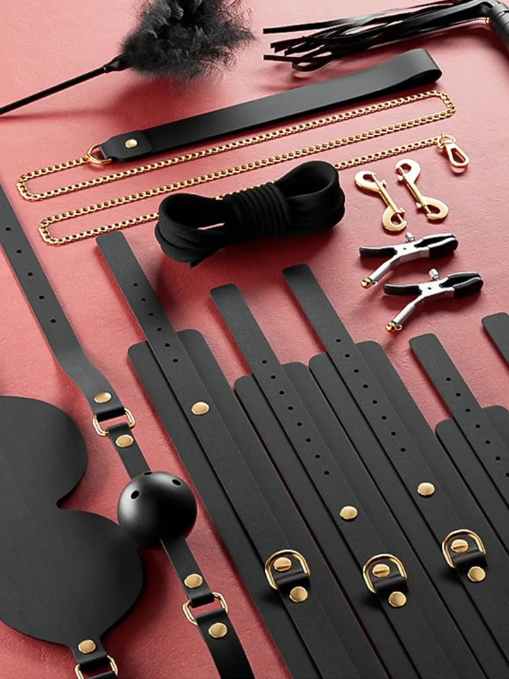 Clarissa Luxury BDSM Kit 11-pcs Black - Bondage-Set 2 [full]