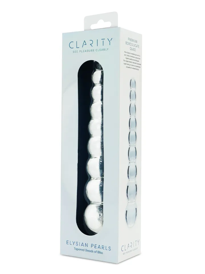 Clarity Elysian Pearls Glass Dildo - Glas-Dildo 3 [full]
