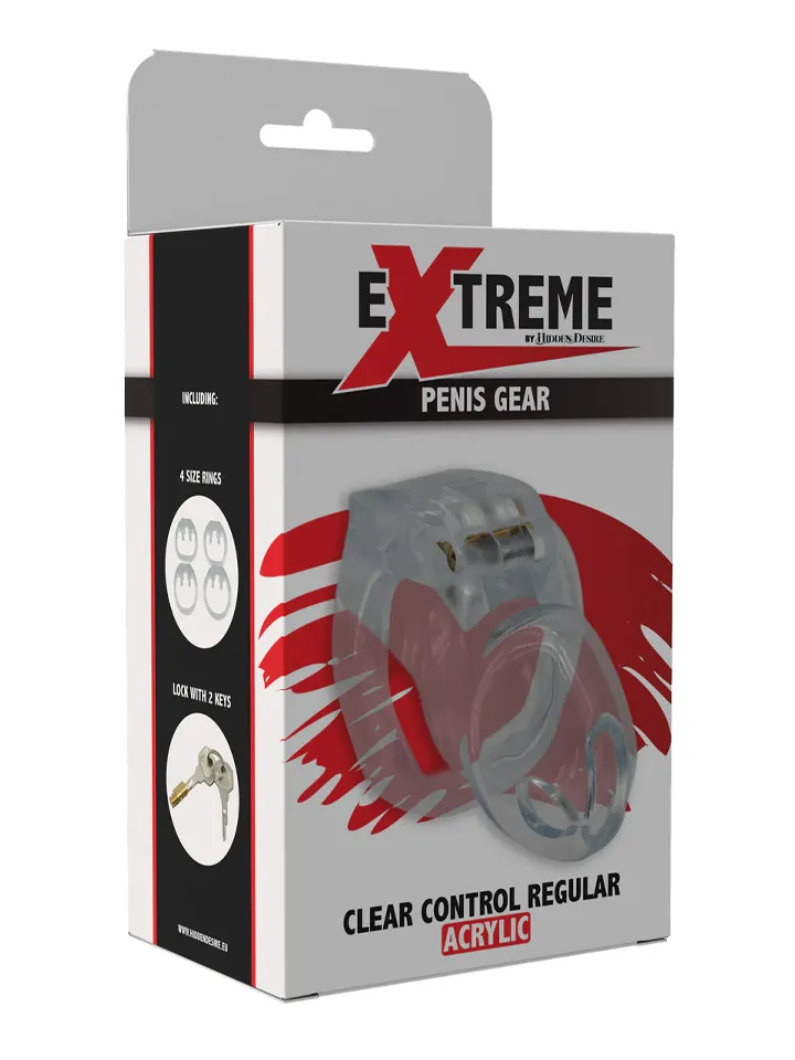 Clear Control Cock Cage Regular - Keuschheitskäfig 5 [full]