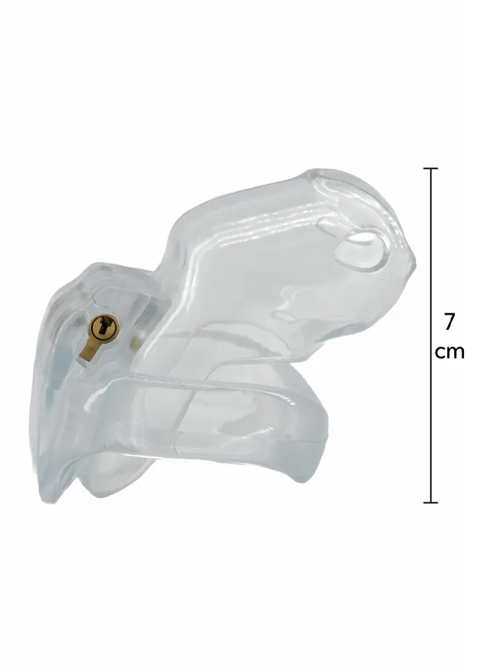 Clear Control Cock Cage Short - Keuschheitskäfig 2 [full]