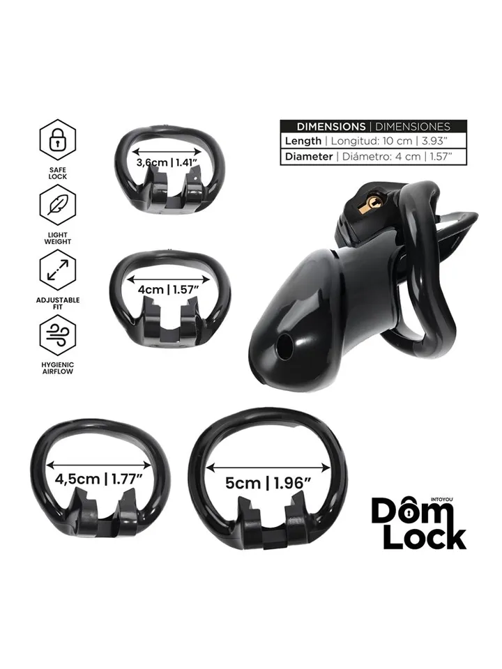 Closure Chastity Cage With Internal Lock - Keuschheitskäfig 2 [full]