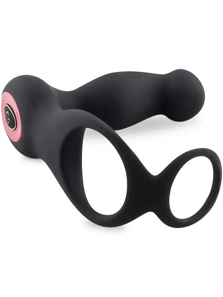 Cock & Ball Ring Prostate Vibrator With Remote - Prostatavibrator mit Penisring 4
