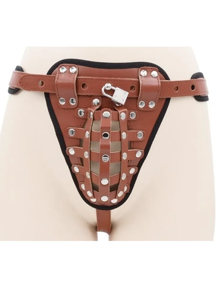 Cocklock Full Chastity Belt Brown - Keuschheitsgürtel 1 [full]