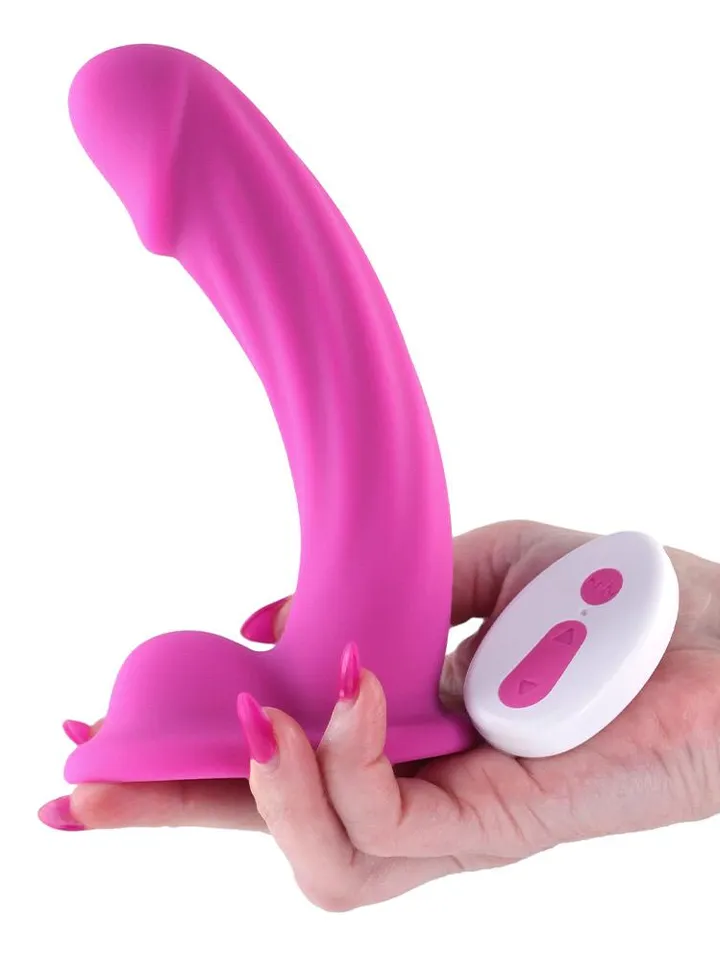 Colours Curve Vibrating Dildo Pink 16,4 cm - Vibrierender Dildo 2 [full]
