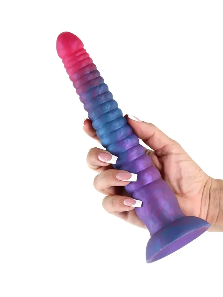 Colours Stacked Dildo Pink/Blue 23 cm - Fantasy-Dildo 1 [full]