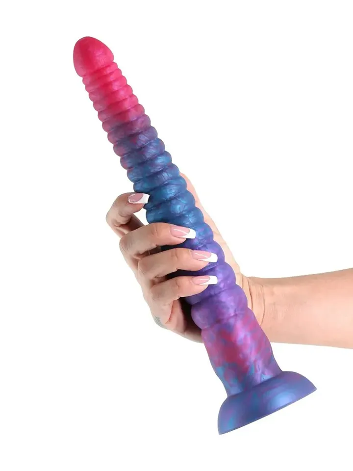 Colours Stacked Dildo Pink/Blue 30,5 cm - Fantasy-Dildo 1 [full]