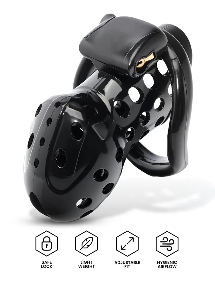 Convict Chastity Cage With Internal Lock - Peniskäfig 1 [full]