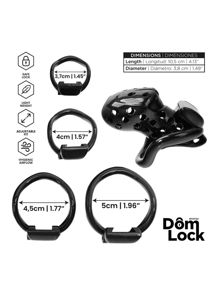 Convict Chastity Cage With Internal Lock - Peniskäfig 2 [full]