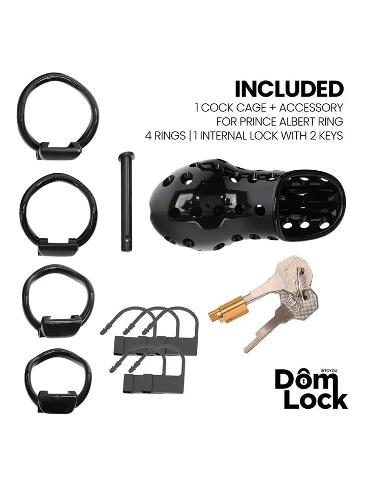 Convict Chastity Cage With Internal Lock - Peniskäfig 3 [full]