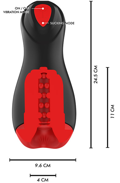 Core-X Saug- & Vibrationsmasturbator - Masturbator 3