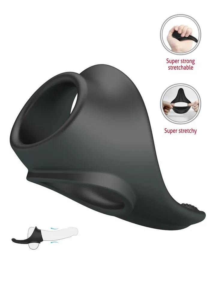 Crazy Bull Zadok Silicone Cock & Testicles Ring - Penis- und Hodensackringe 1 [full]