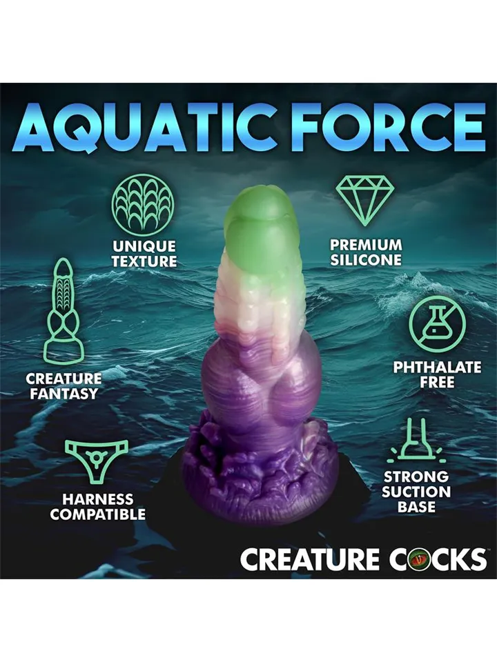 Creature Cocks Aqua Phoenix Silicone Dildo 22 cm - Drachen-Dildo 2 [full]