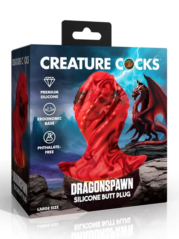 Creature Cocks Dragonspawn Silicone Butt Plug - Extra dicker Analplug 4 [full]