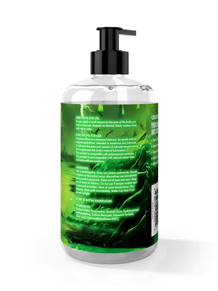 Creature Slime Waterbased Lubricant 473 ml - Wasserbasiertes Gleitmittel 3