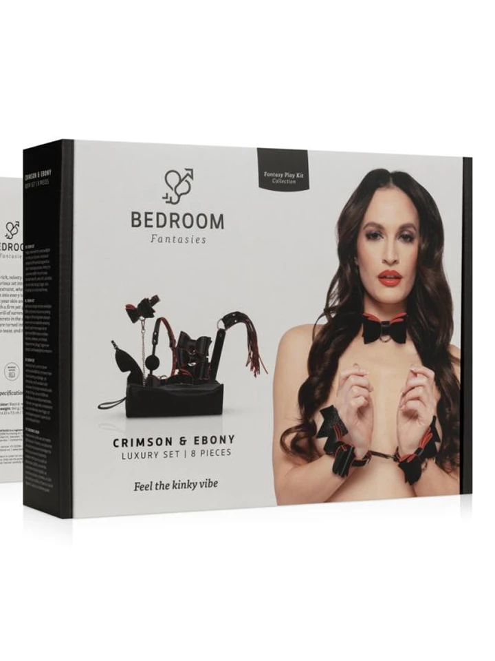 Crimson & Ebony 8-pcs Luxury Bondage Set - Bondage-Set 3 [full]