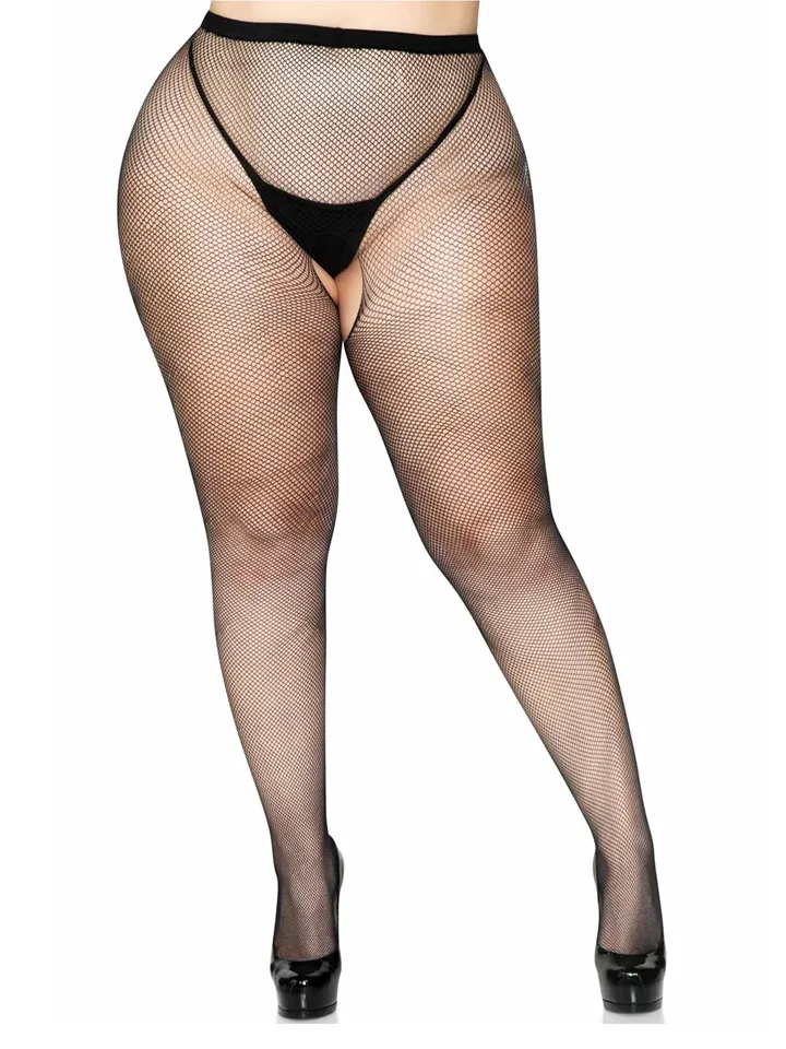 Crotchless Strumpfhose Schwarz Queen - Strümpfe 1 [full]