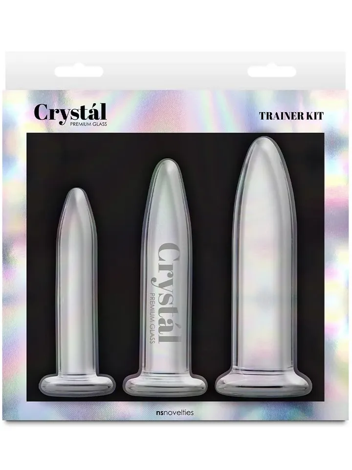 Crystal Trainer Kit – Klarglas - Glas-Dildo 3