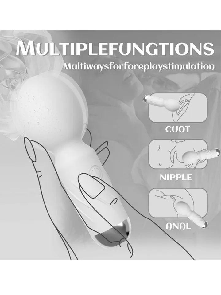 Cute Mini Wand Purple 11,5 cm - Zauberstab/Massagestab 3 [full]