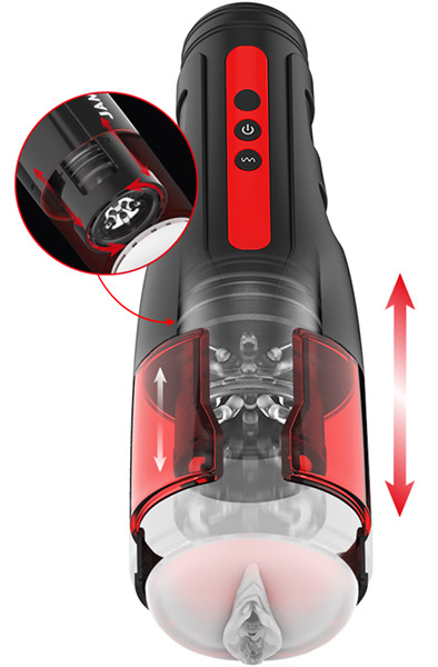 CYCLONE Stoß- & Saug-Vagina-Masturbator - Automatischer Masturbator 2