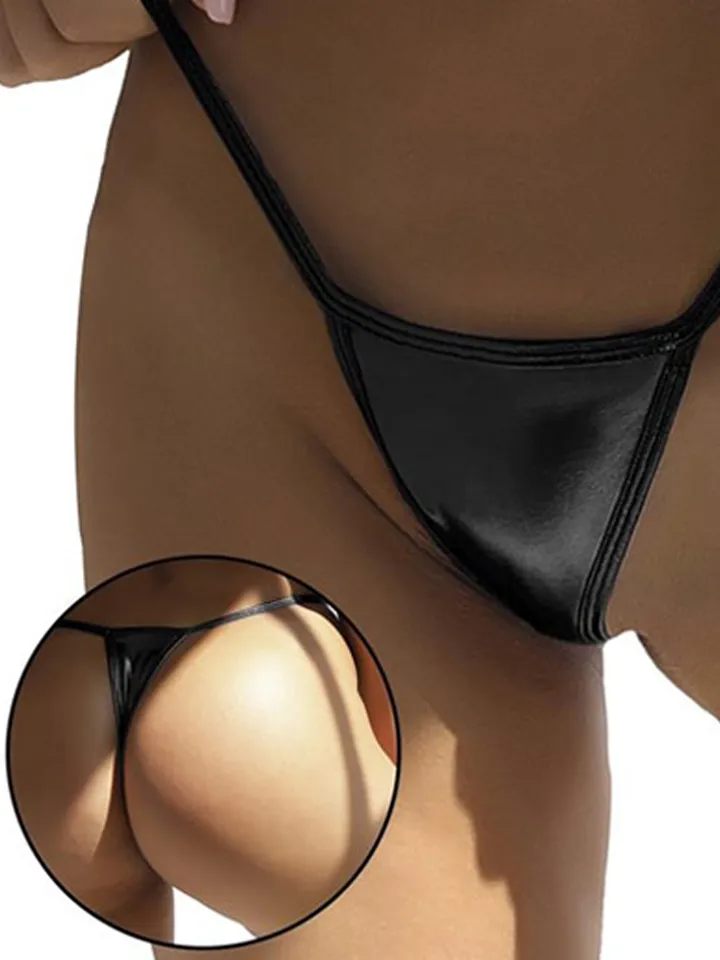 Daphne Klassischer String Schwarz - Tanga 1 [full]