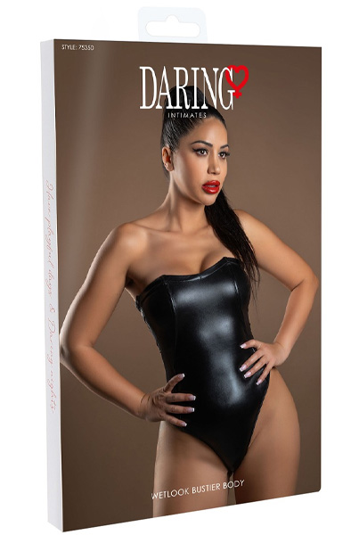 Daring Intimates Wetlook Bustier Body - Körper 3