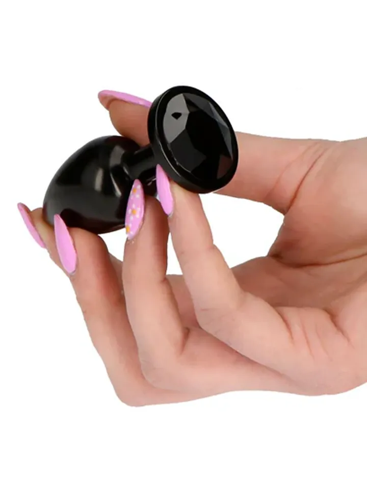 Dark Black Secret Plug Small - Analplug aus Metall 2 [full]
