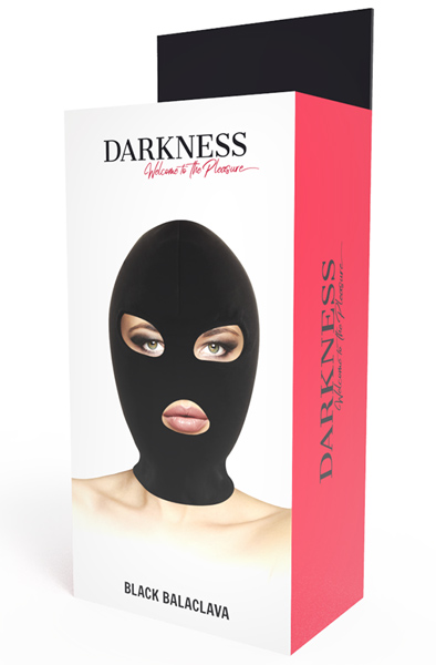 Darkness Subversion Maske Schwarz - BDSM Maske 2