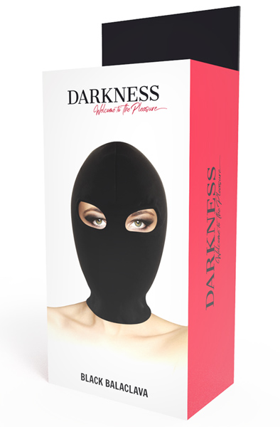 Darkness Unterwerfungs-Maske Schwarz - BDSM Maske 2