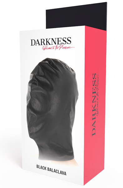 Darkness Unterwerfungs-Maske Schwarz - BDSM Maske 2