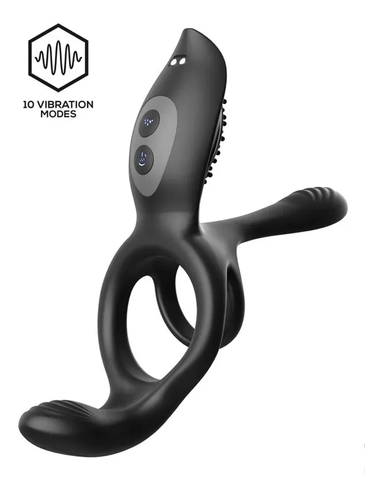 Daxer Girth Gainer Vibrating Double Cockring - Vibrierender Penisring 1 [full]