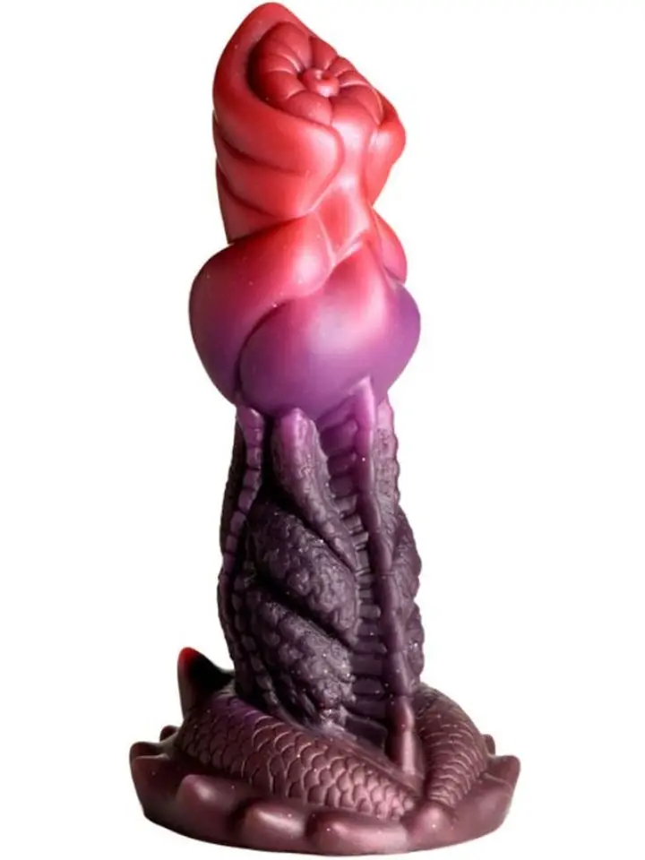 Deep Diver Silikon-Dildo 19,3 cm - Drachen-Dildo 1