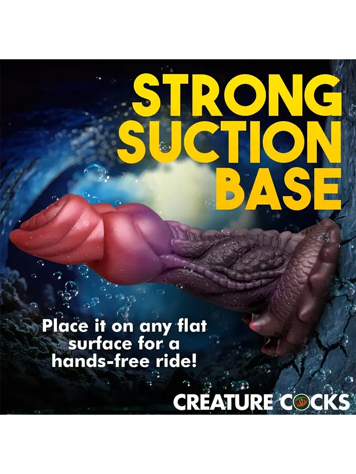 Deep Diver Silikon-Dildo 19,3 cm - Drachen-Dildo 5