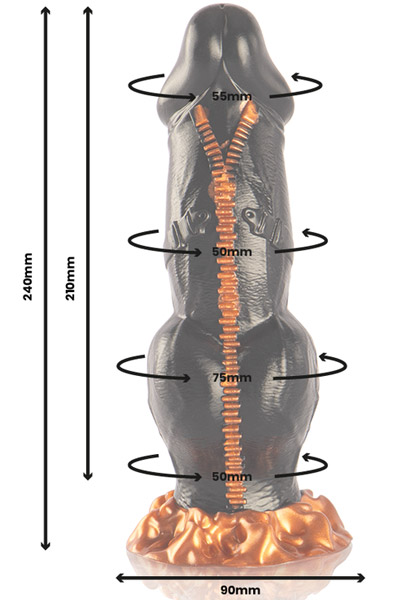 Deimos Dildo Power Of Ecstasy 24 cm - Drachen-Dildo 2