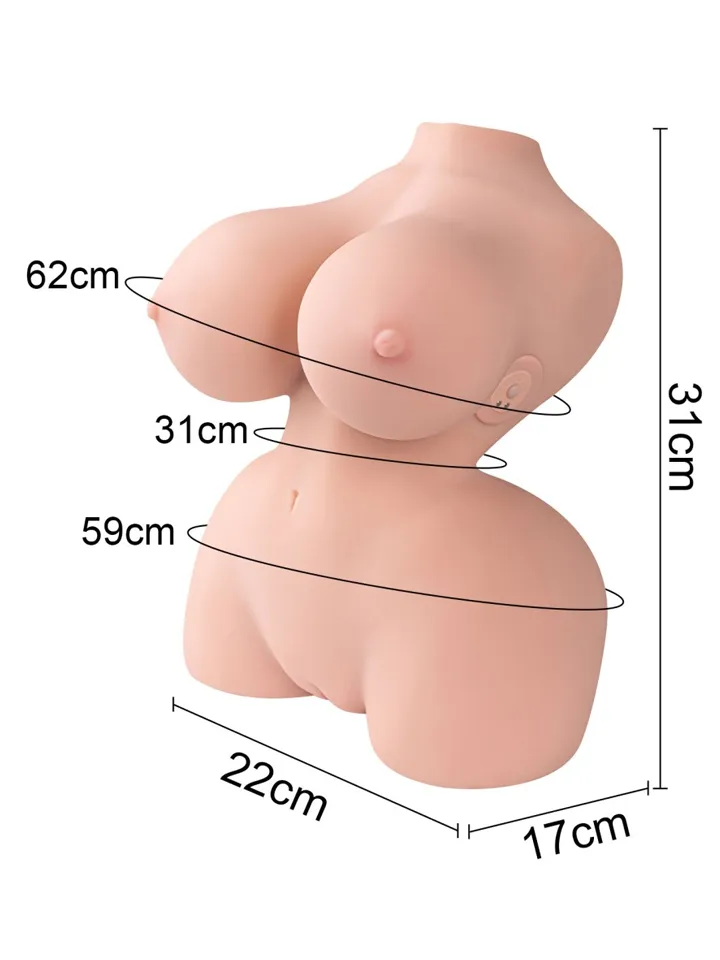 Delilah Vibrating Sex Doll 4,7 kg - Sexpuppe 4 [full]