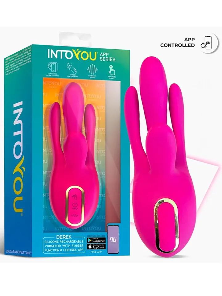 Derek Vibe mit Fingerfunktion 3 Motoren & App - App-gesteuerter Vibrator 5