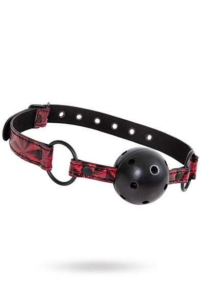 Diabolique Dark Ball Gag Rot - Knebelball 2