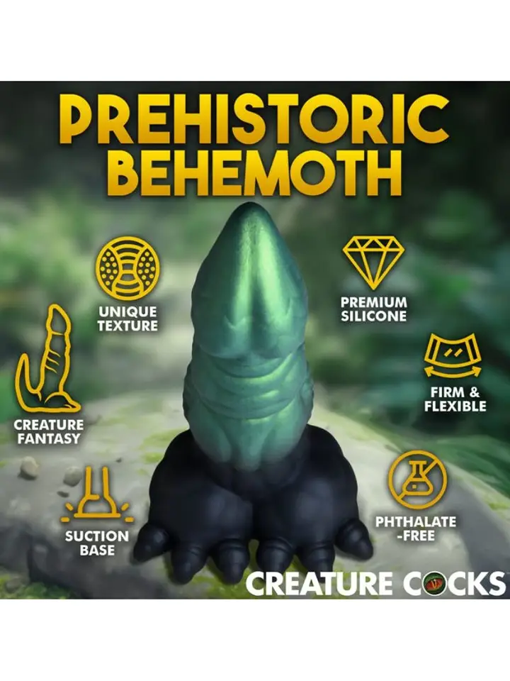 Dickosaur Dinosaurier Silikon-Dildo 18,5 cm - Drachen-Dildo 2