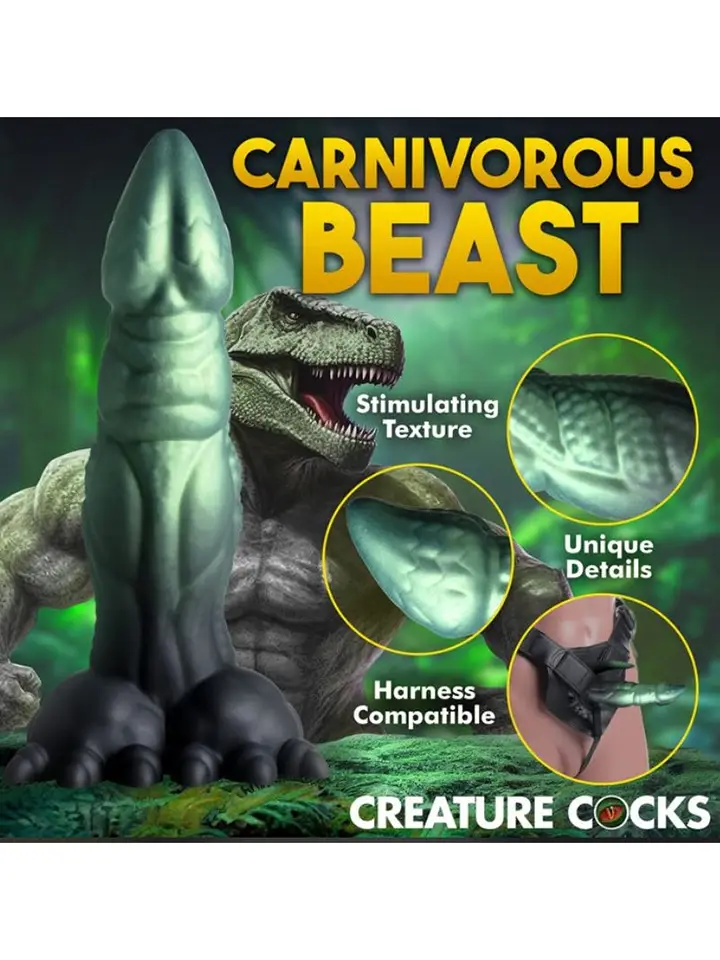 Dickosaur Dinosaurier Silikon-Dildo 18,5 cm - Drachen-Dildo 3