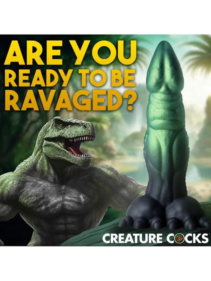 Dickosaur Dinosaurier Silikon-Dildo 18,5 cm - Drachen-Dildo 4