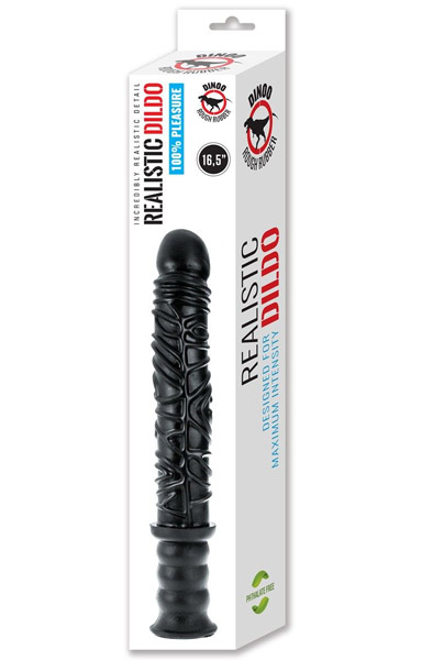 Dinoo King-Size Damocles Black 42 cm - Anal-Dildo 3