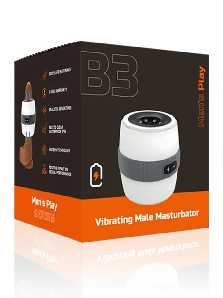 Discreet Male Masturbator With Vibrations - Vibrations-Masturbator 4 [full]