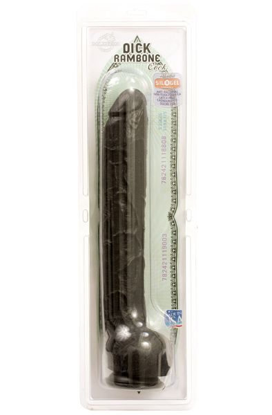 Doc Johnson Dick Rambone Black 42 cm - XL Dildo 2